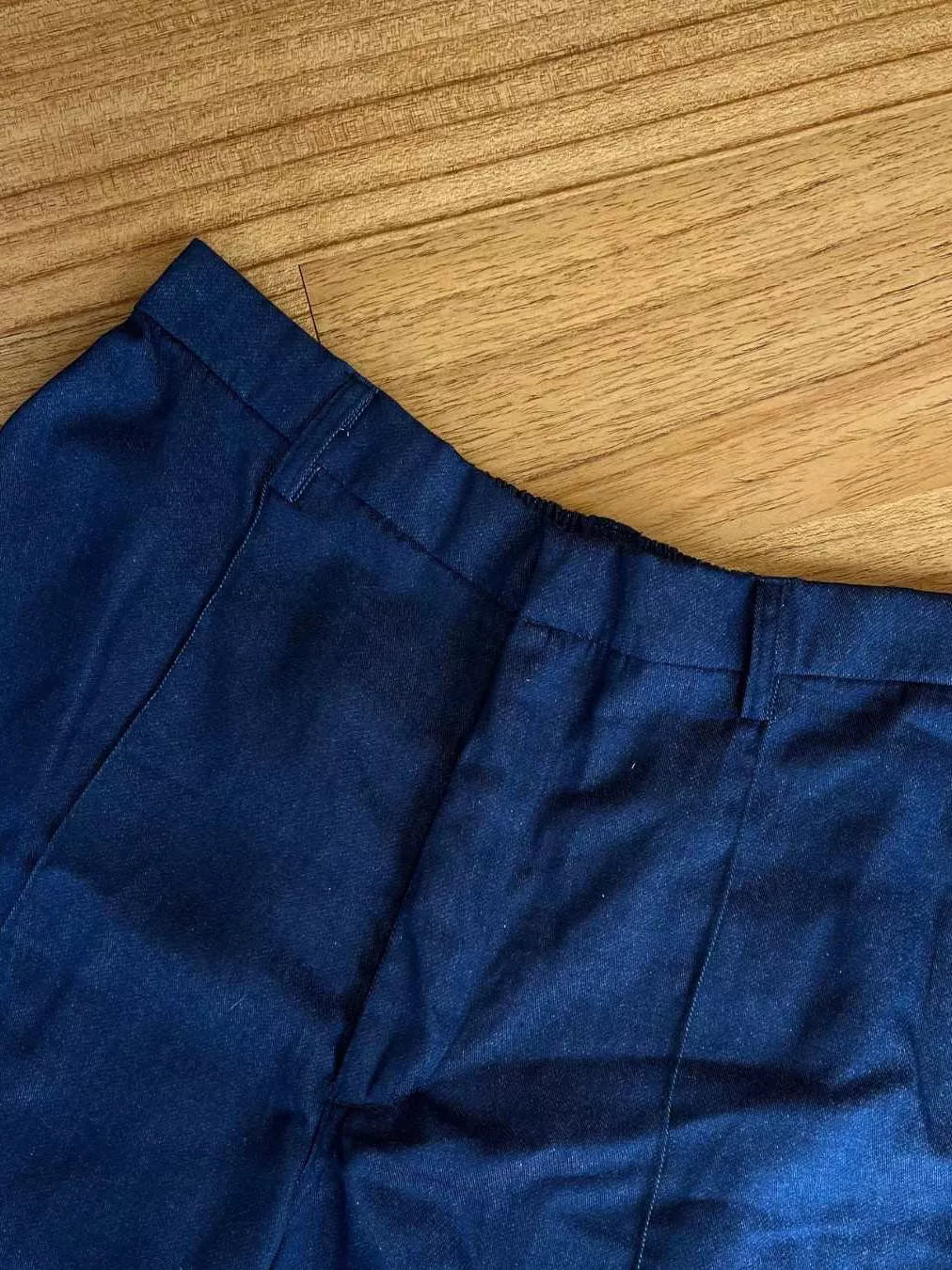 Denim Lining Pants - Krem