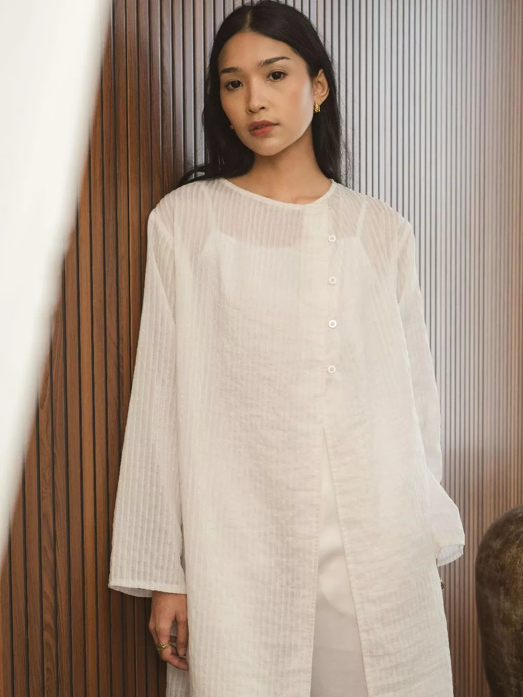 Kalyana Tunik White - Monday To Friday