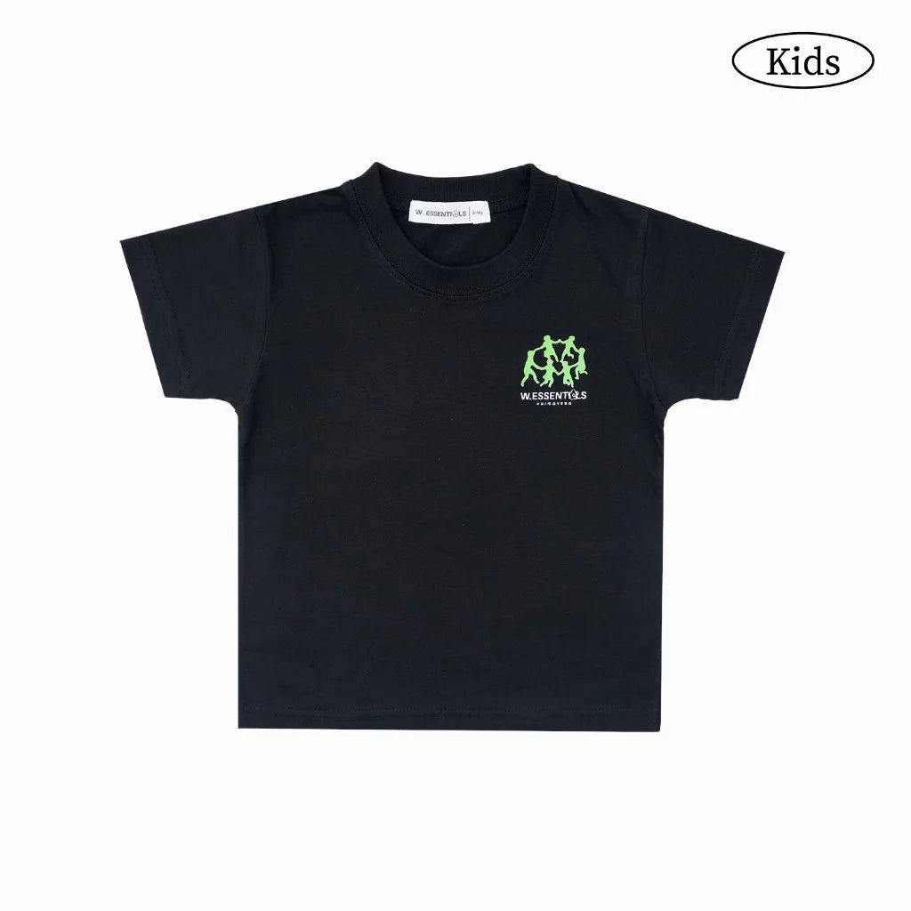HGL Bambini - Siroco Oversize T-Shirt Balck - W.Essentiels Primavera