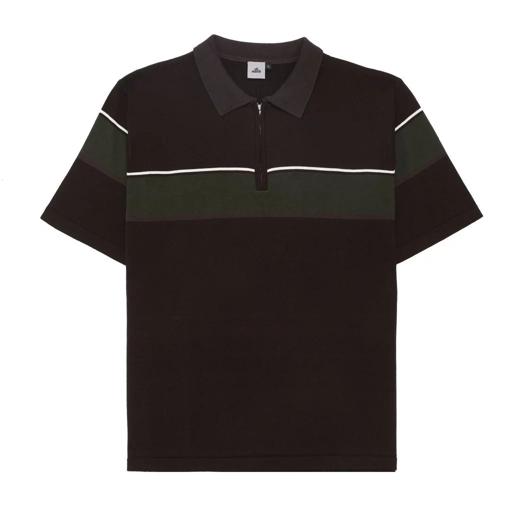Rugby Halfzip Poloknit - All March