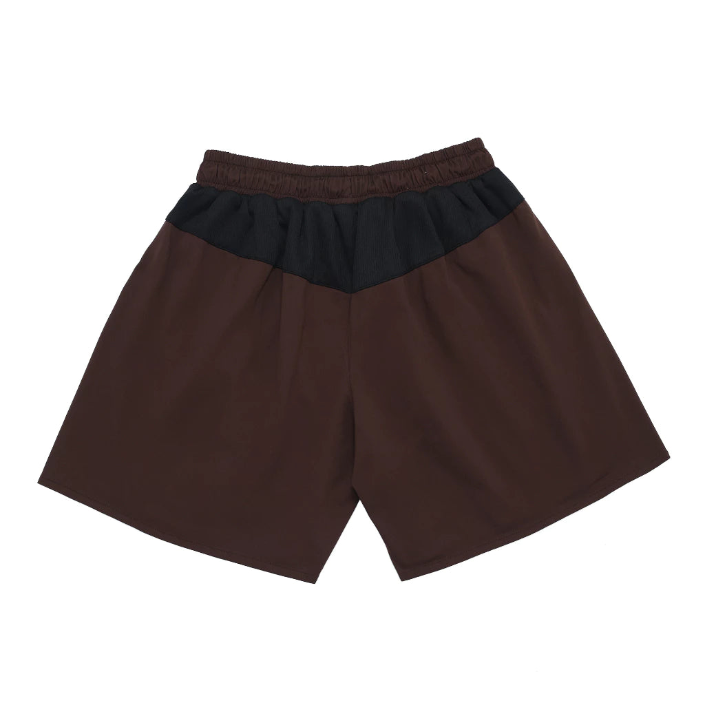 Athleisure Short Pants Dark Brown - All March