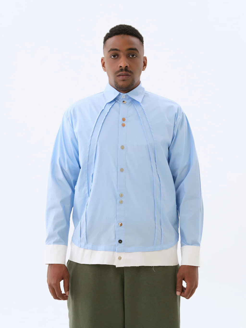 Rayan Top Longsleeve Blue - Blee