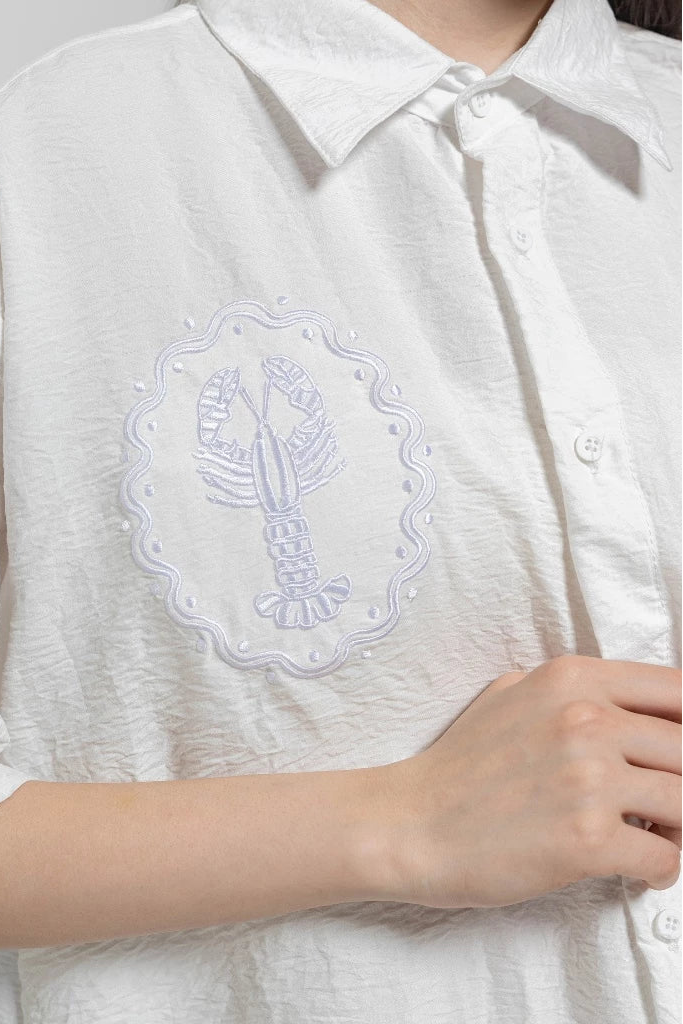 Homard Dore Shirt White - Platcut