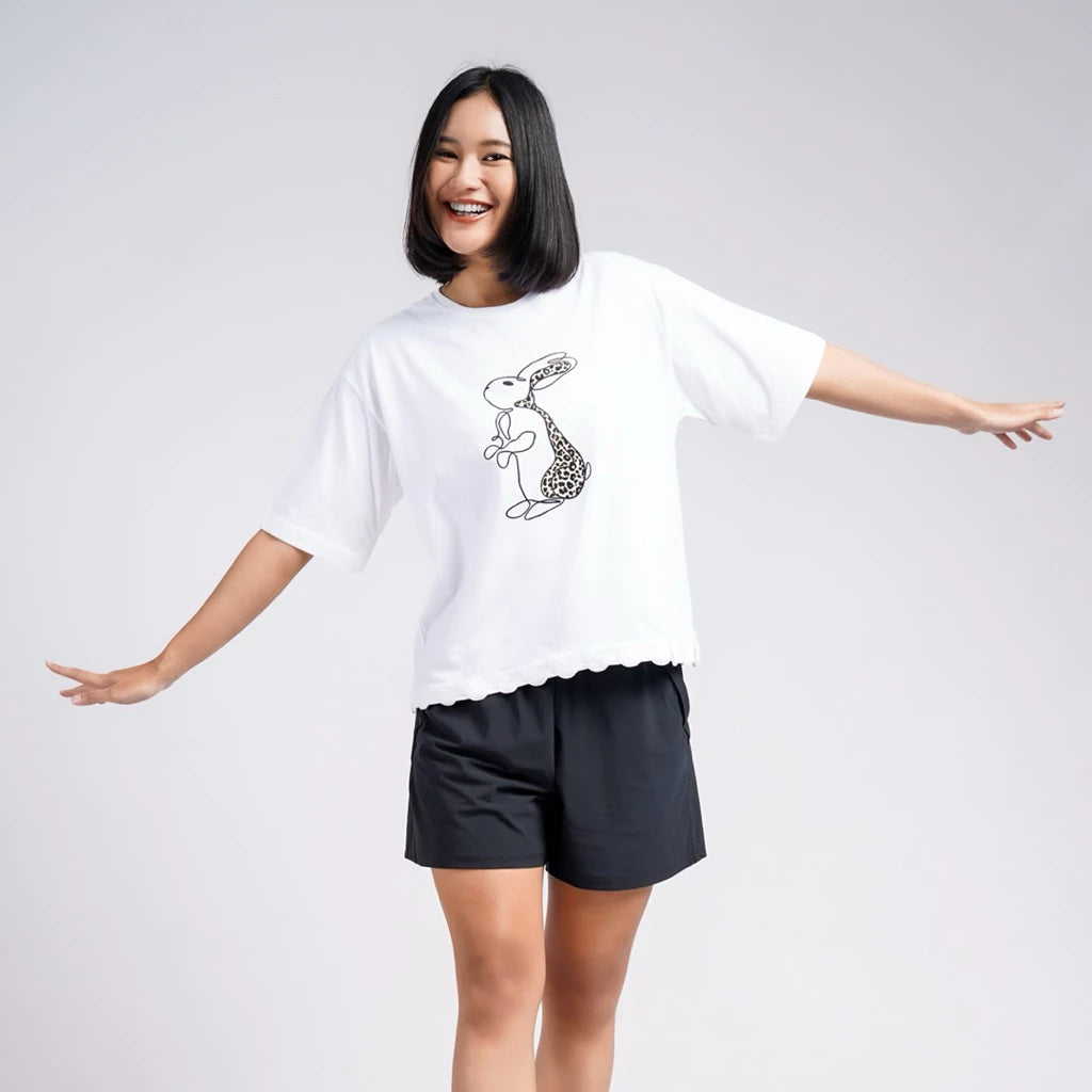 Bunny Tee White - Saya Saya