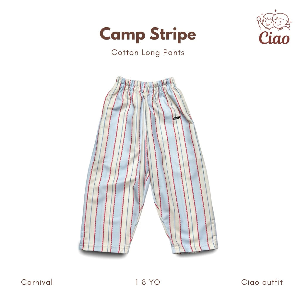 HGL Bambini - Camp Stripe Cotton Longpants - Ciao