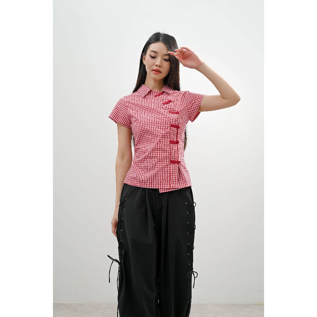 Thean Shirt Red - Alexalexa