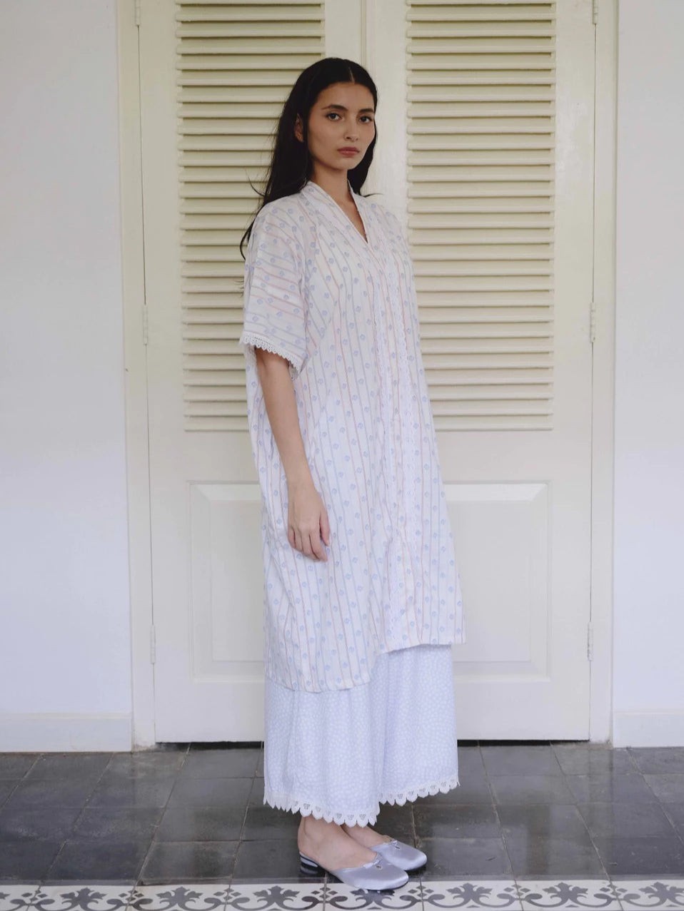 Sora Kaftan White - Toko Didiyo