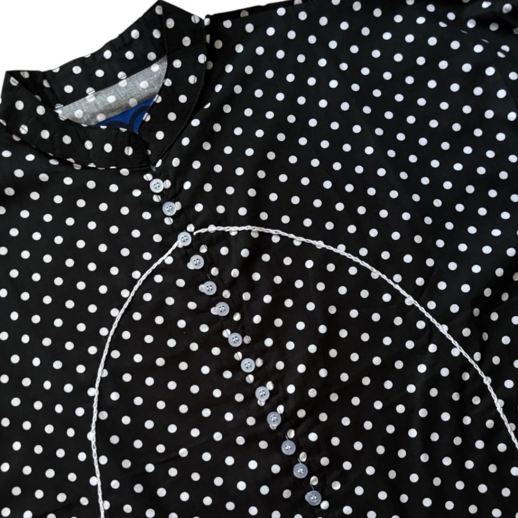 Dotty Blouse Polkadot Top - Eotes