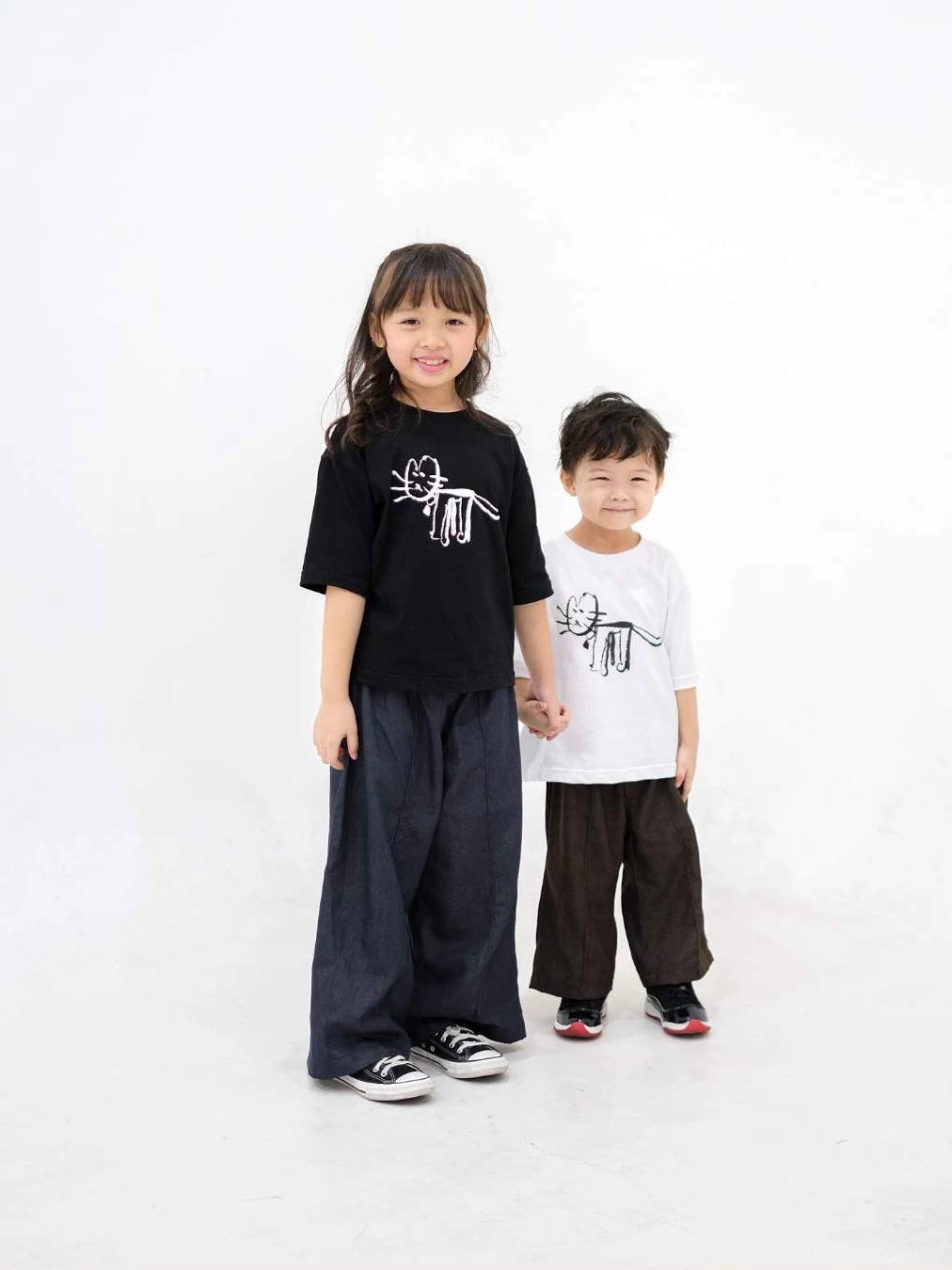HGL Bambini - Denim Lining Pants Kids Navy - Krem