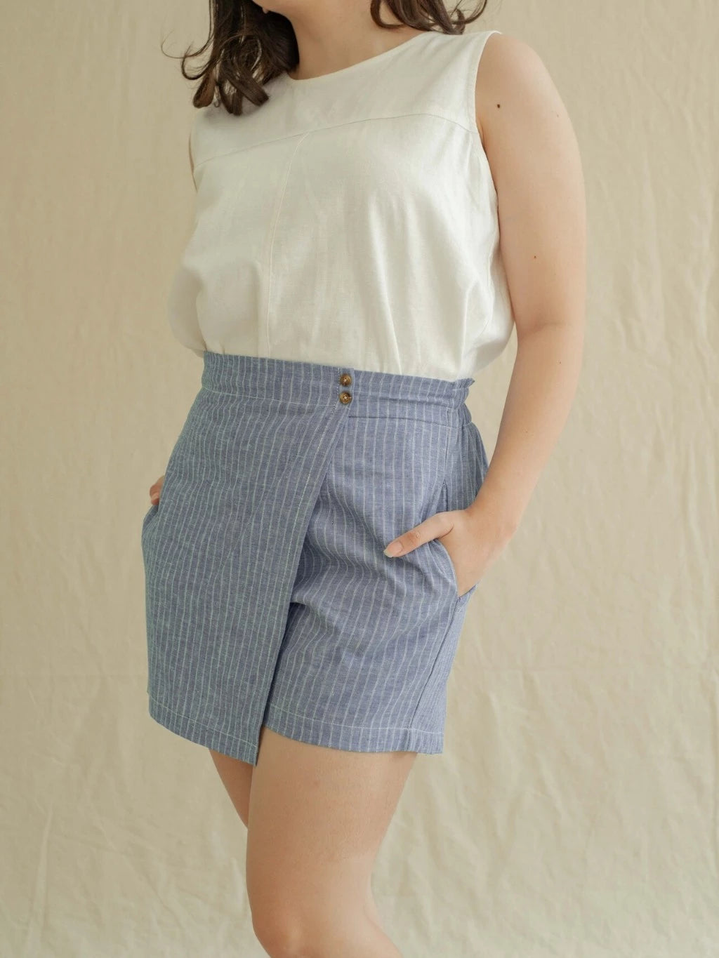 Tilu Skort - Labuan Linen Wear