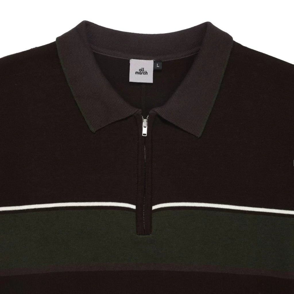 Rugby Halfzip Poloknit - All March