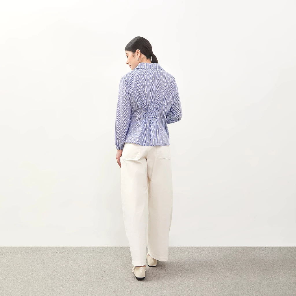 Alexa Shirt Longsleeve Polkadot - Curato Market
