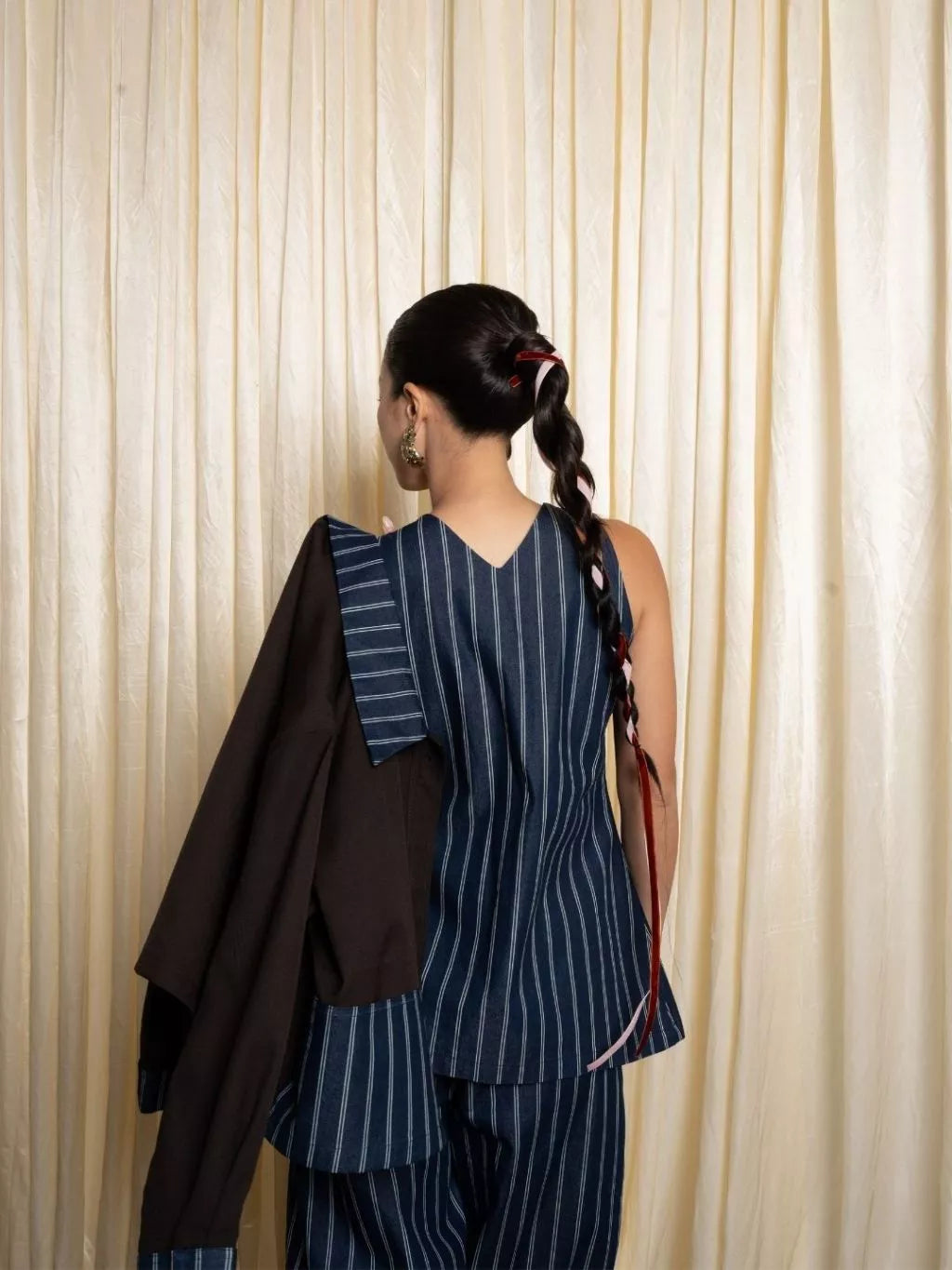 Solar Vest Denim Stripes - LR Studio