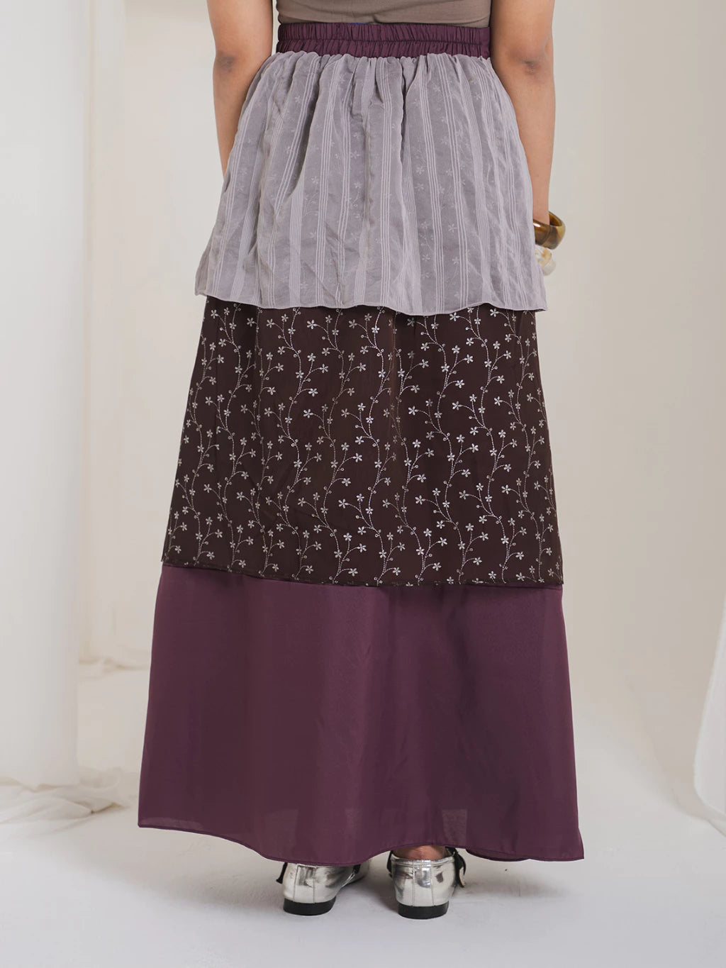 Averia Skirt Burgundy - Fynd