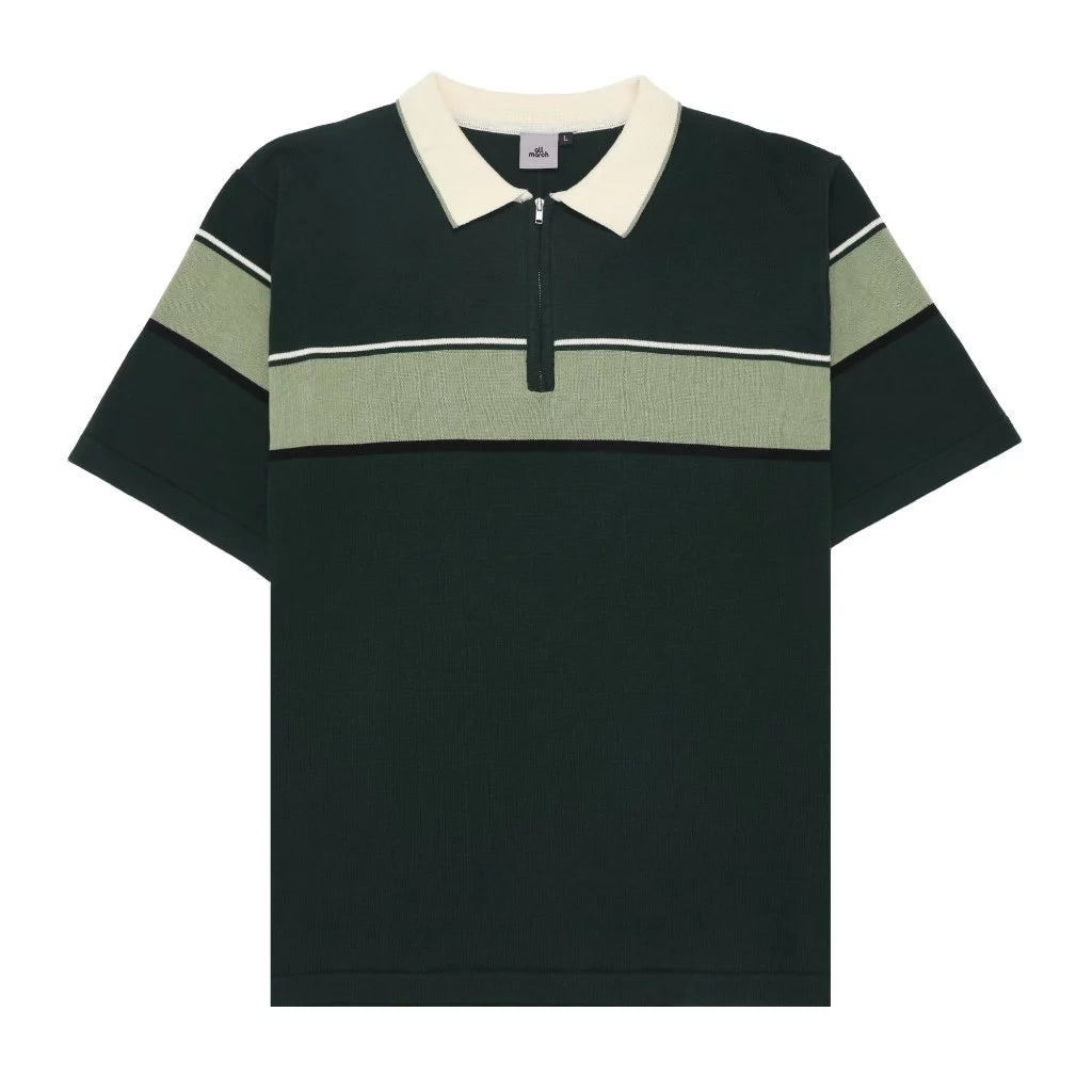 Rugby Halfzip Poloknit - All March