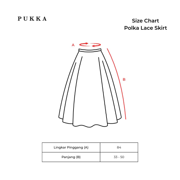 Lace Ribbon Skirt Polka - Pukka