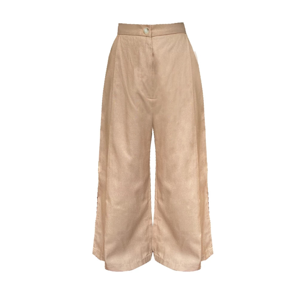 Taggi Deep Pleat Pants - Hunting Fields