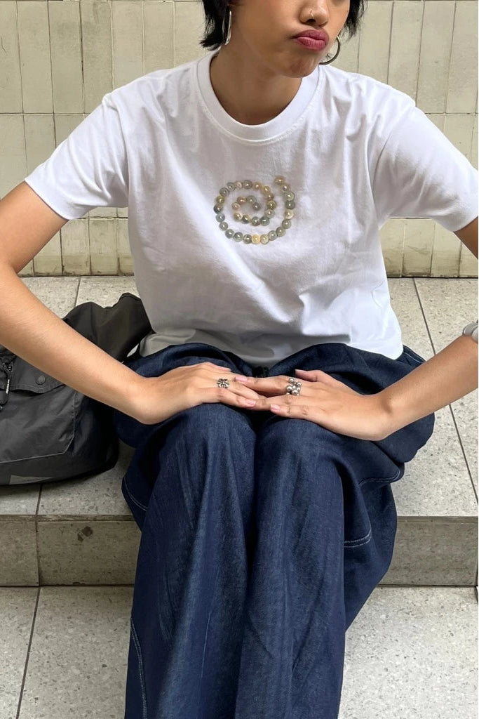Swirl T-Shirt White - Prelude Choir