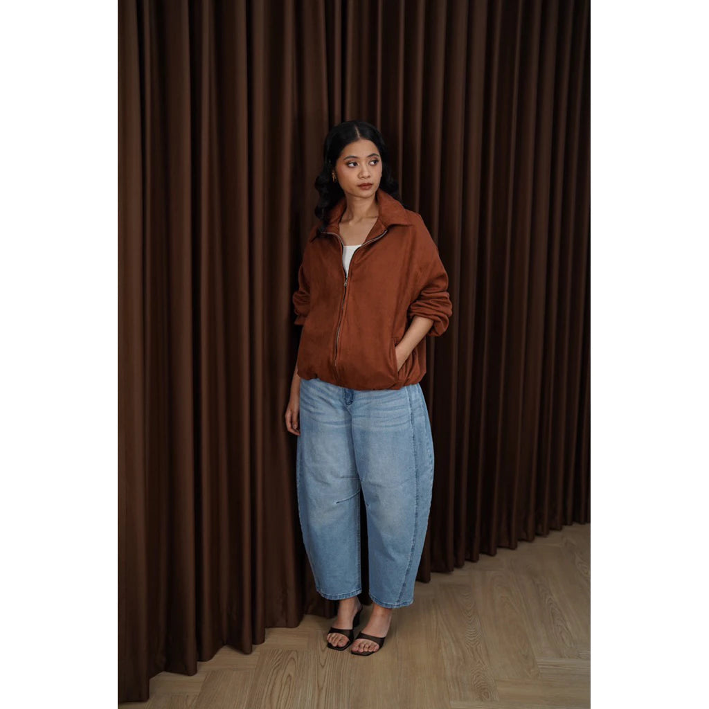 Sable Suede Jacket - Jinzu