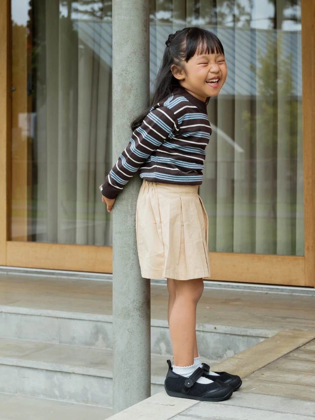 HGL Bambini - Kreva Sweater Dark Brown - Krem