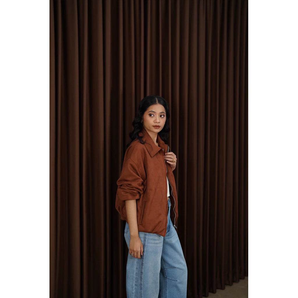 Sable Suede Jacket - Jinzu