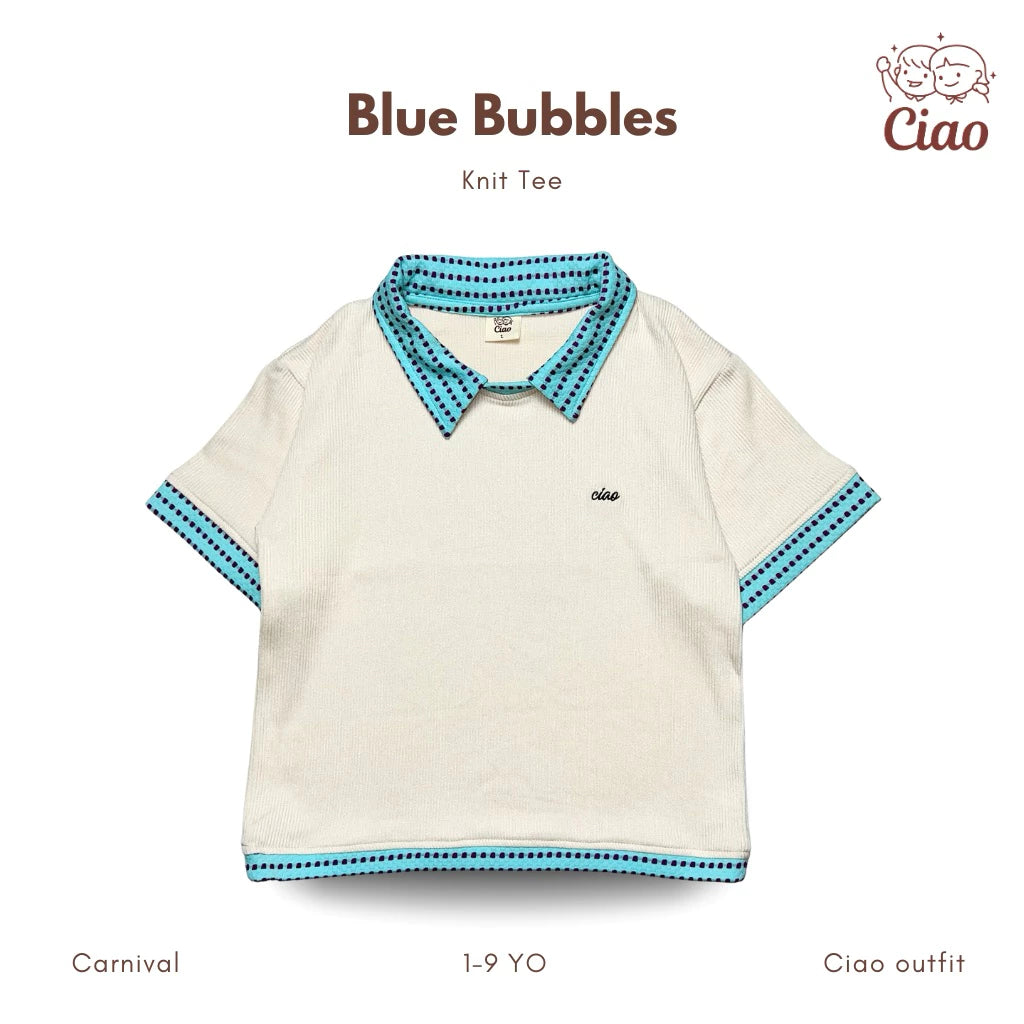 HGL Bambini - Blue Bubbles Knit Blue Off White - Ciao