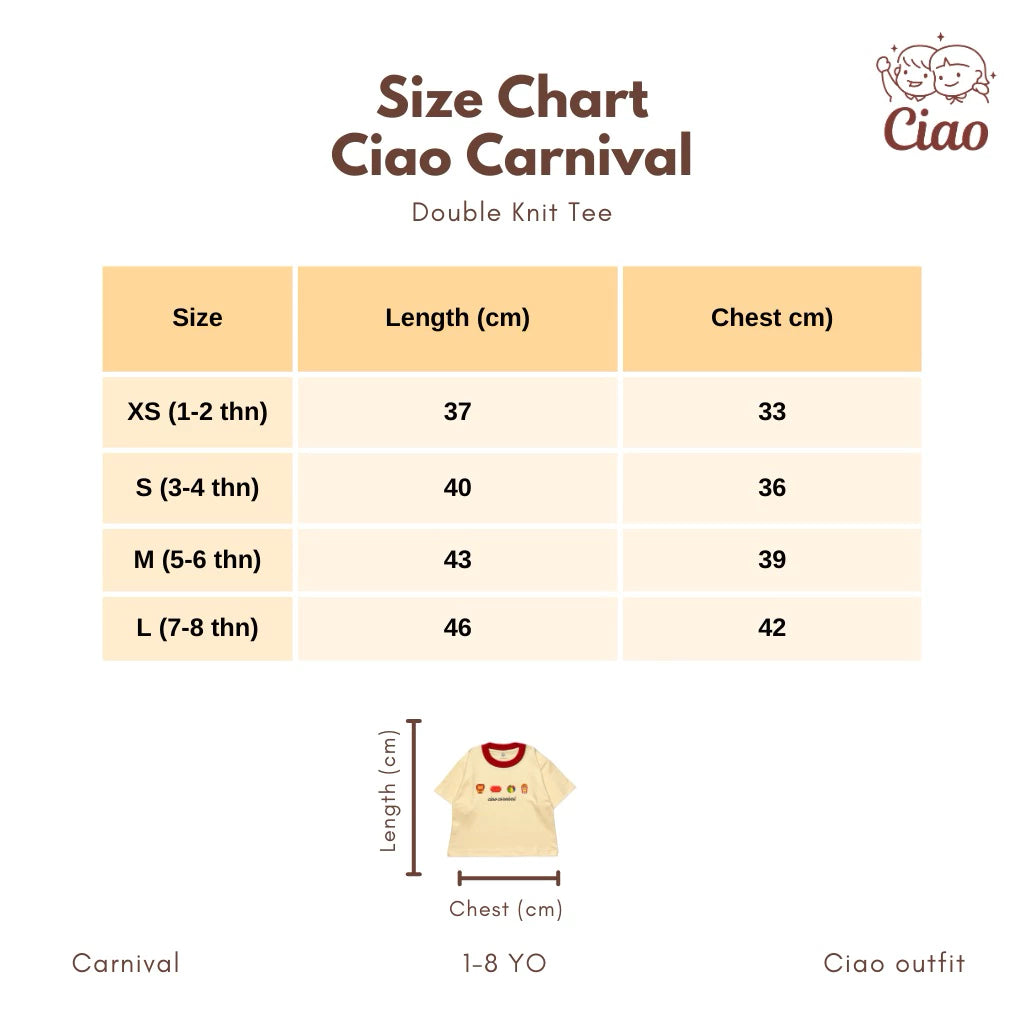 HGL Bambini - Ciao Carnival Tee Cream - Ciao