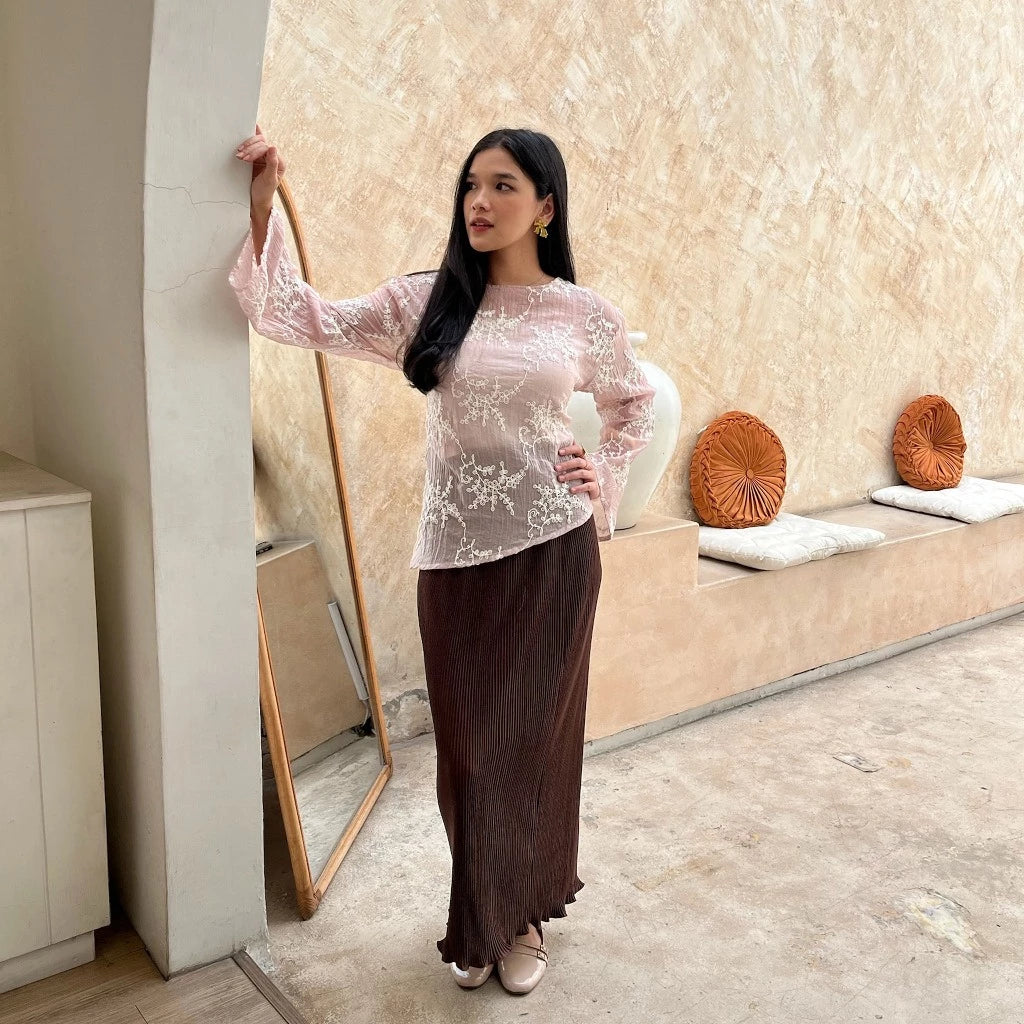 Azea Asymmetrical Lace Top - Bling It On