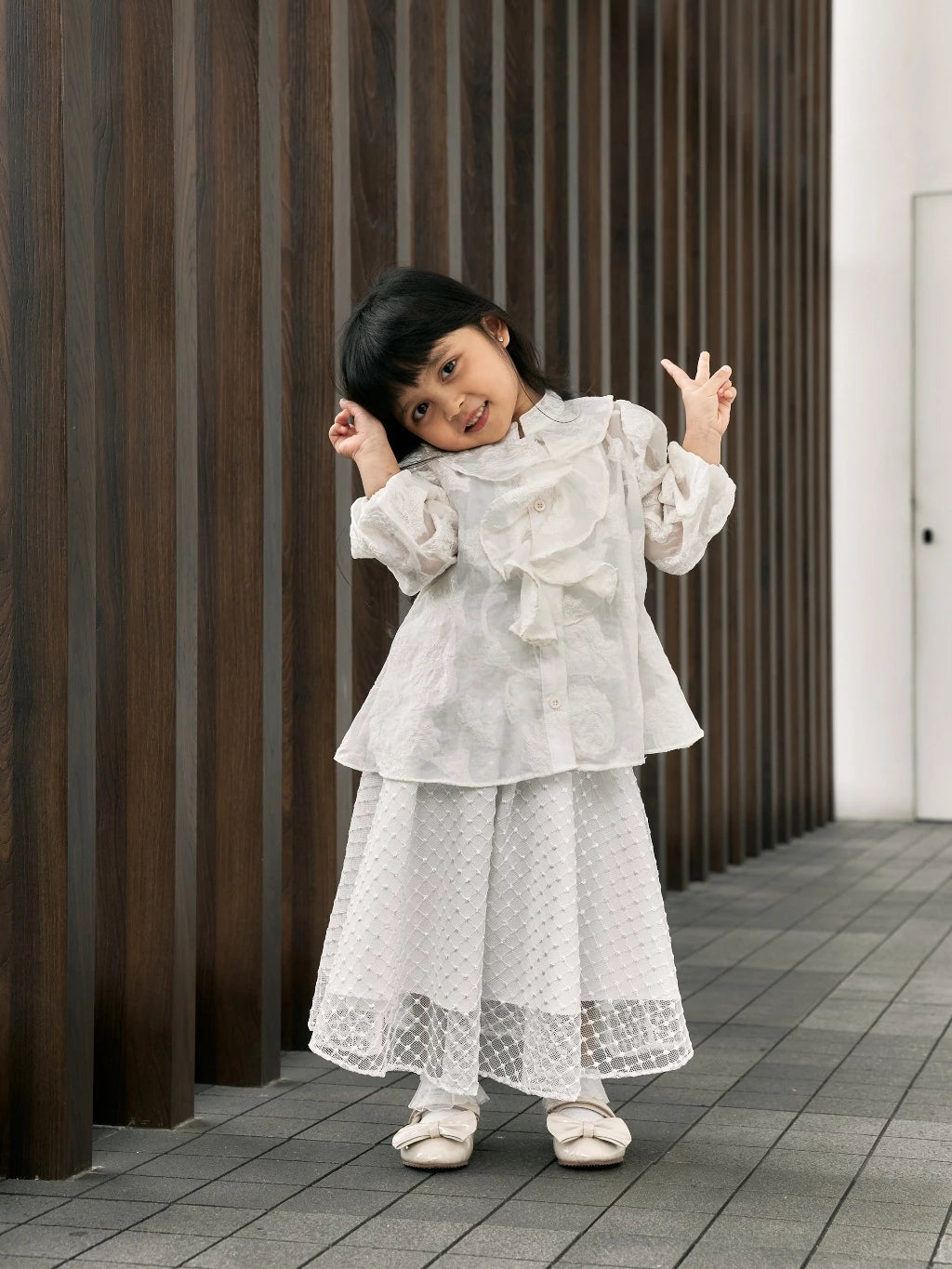 HGL Bambini - Kanna Kids Blouse Broken White - Mine