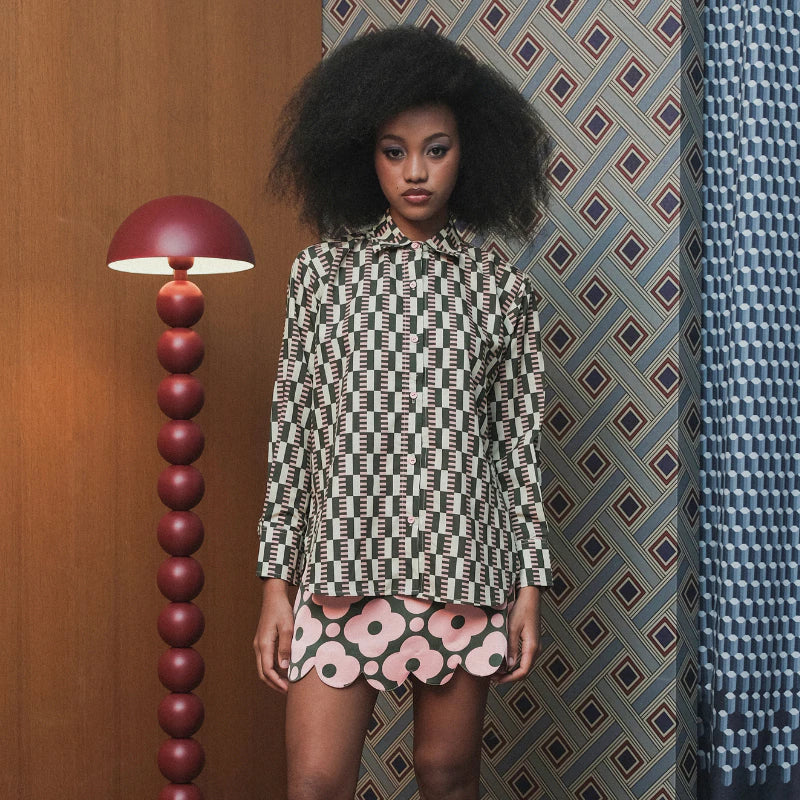 Manhattan Shirt Pink Pine - Kyrra