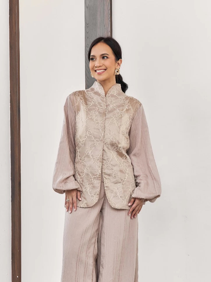 Asca Blouse Brown - Mine