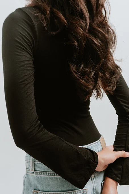 Longsleeve Black Jumpsuit - The Sleepless Black