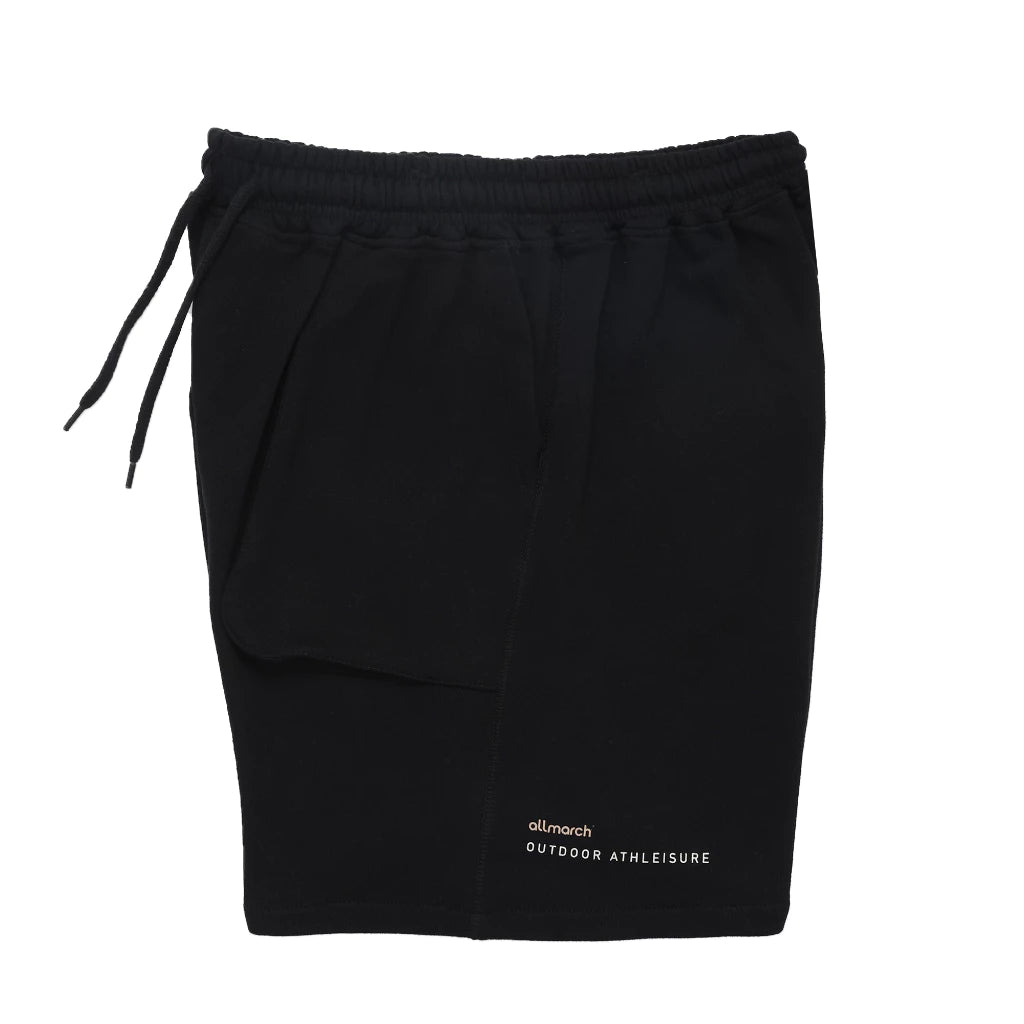 Anytime Terry Boardshort Black - All March