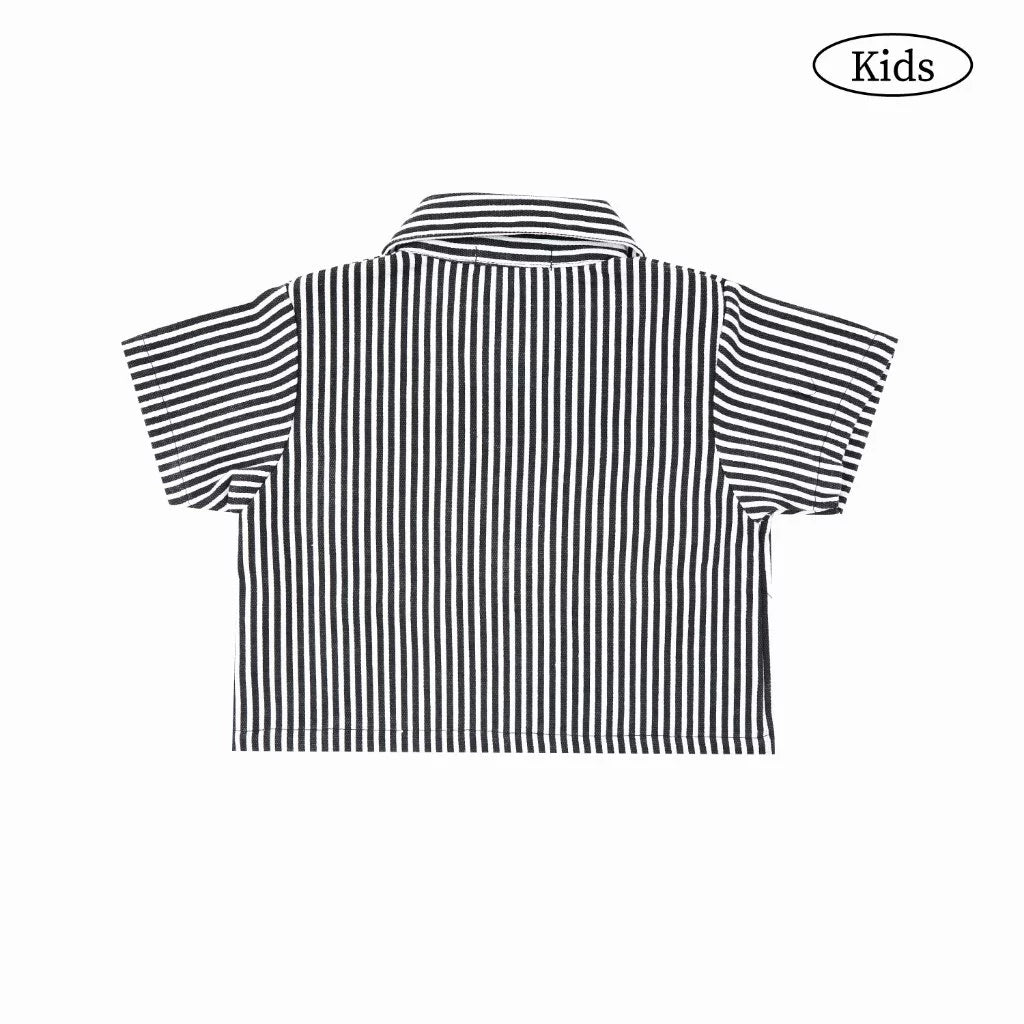 HGL Bambini - Kersaint Mechanic Stripped Shirt - W.Essentiels Primavera