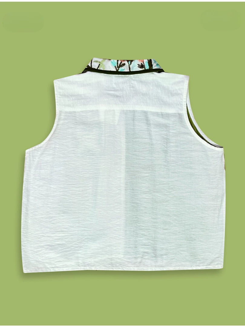 Aster Floral Vest - Numana