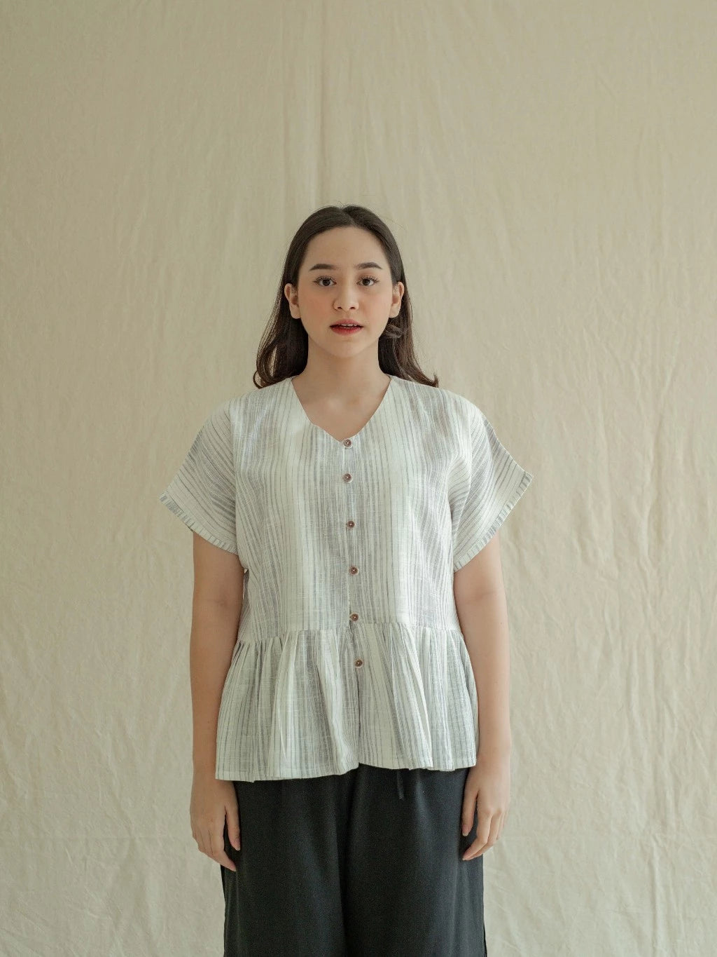 Kemeja Melasti Motif - Labuan Linen Wear