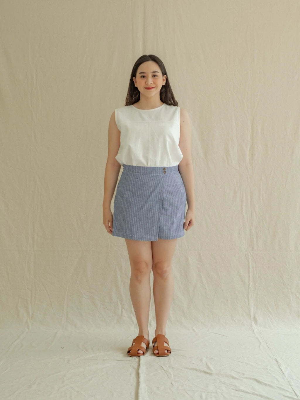 Tilu Skort - Labuan Linen Wear