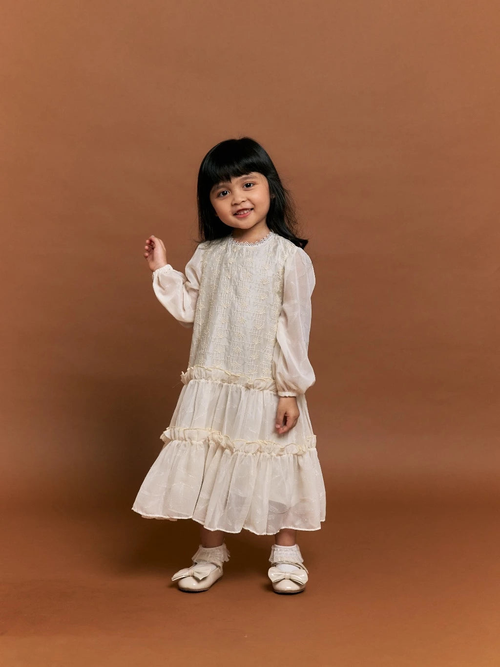 HGL Bambini - Lilou Kids Dress Cream - Mine