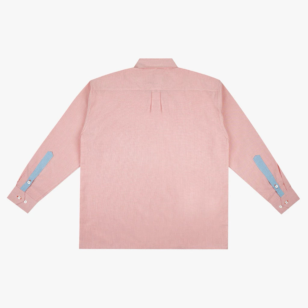 Pardens Check Shirt Peach - Pardens