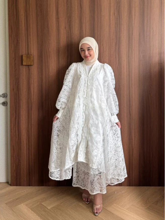 Nadja Dress Broken White - Mine