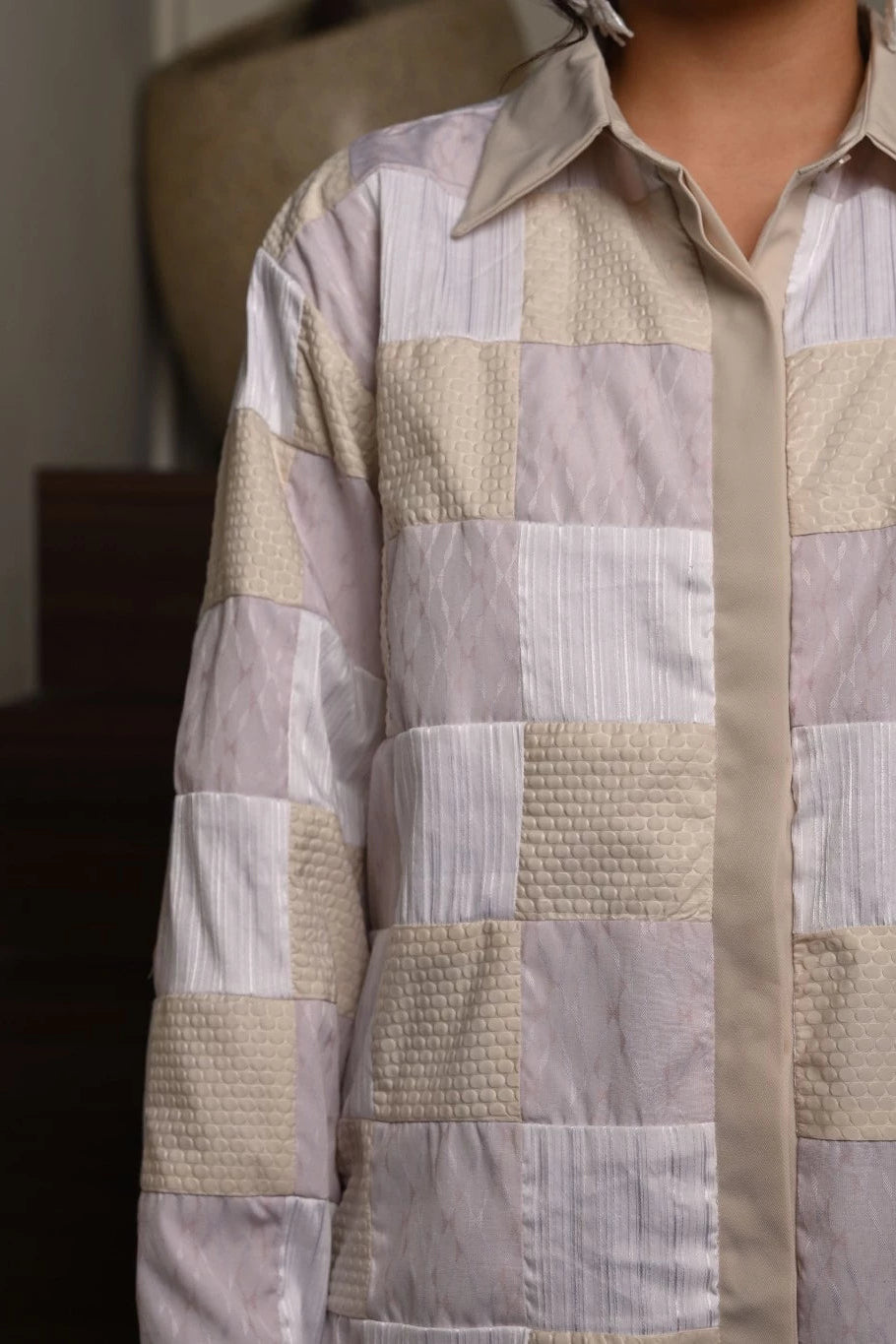 Wandha Shirt Cream Soft Pink - Fynd
