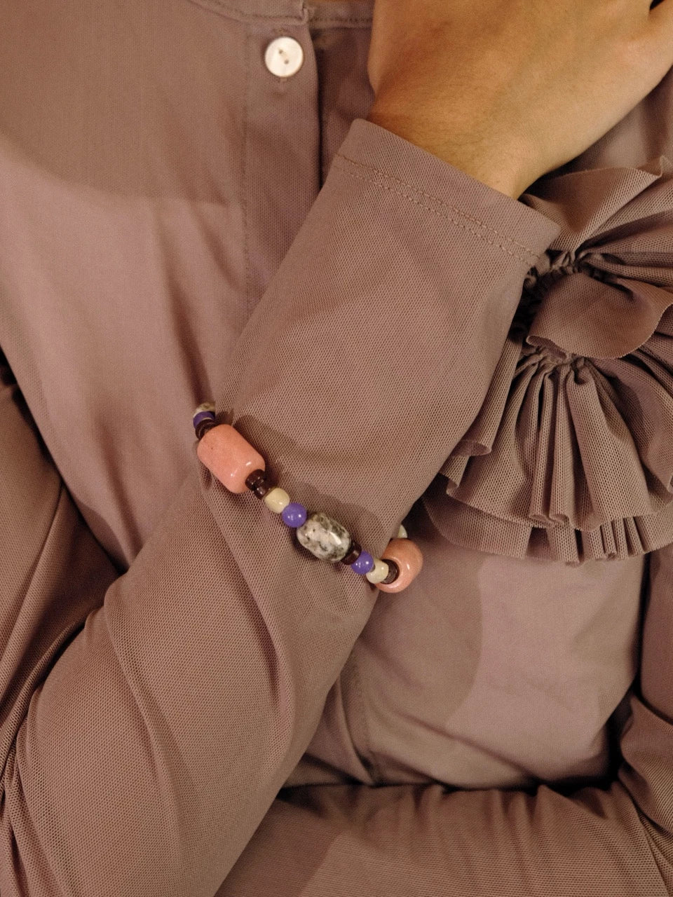 Aruna Bracelet Pink - Hoogy