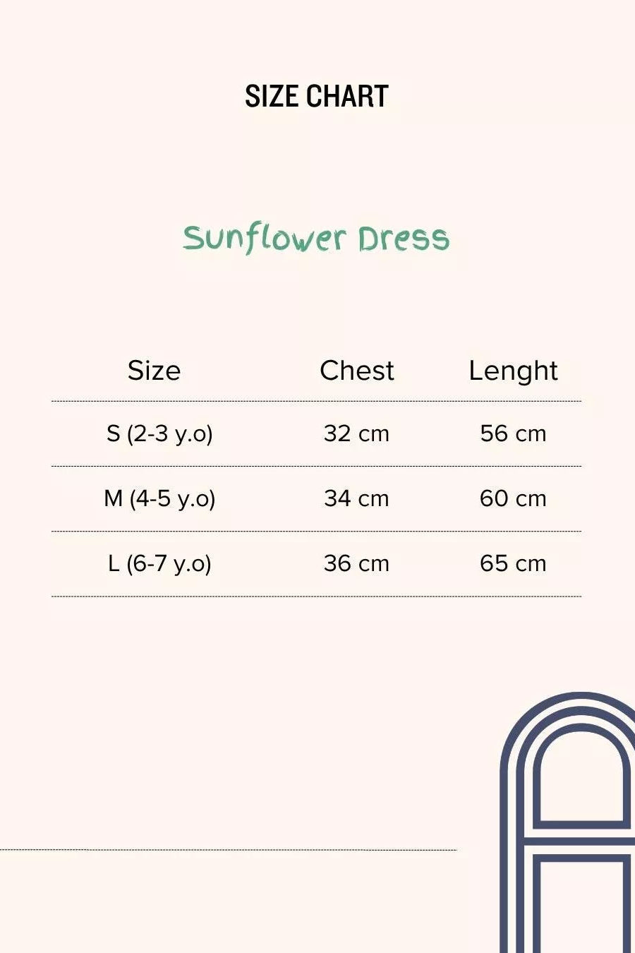 HGL Bambini - Sunflower Dress Tosca - Amber Kids