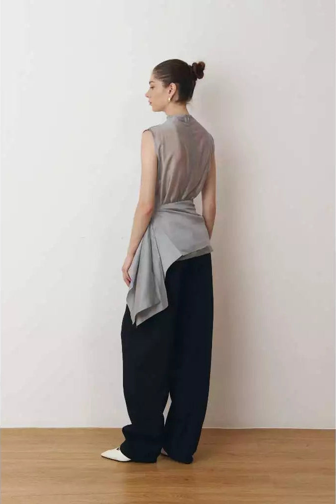 Glasse Blouse Grey - Morningsol
