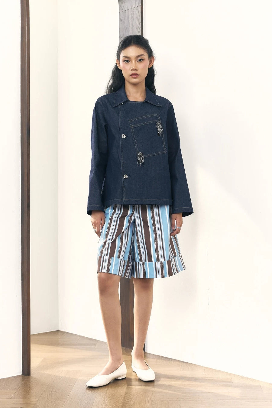 Posie Palma Jacket Denim - LR Studio