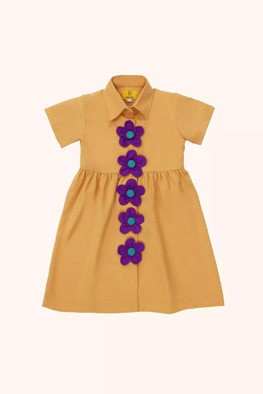 HGL Bambini - Blossom Dress Mustard - Amber Kids