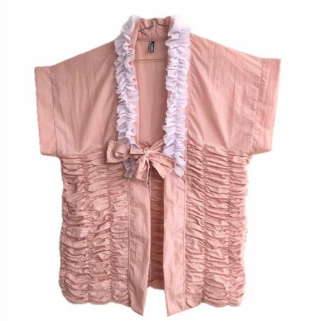 Smocked Peach Kimono - Mannequin Plastic