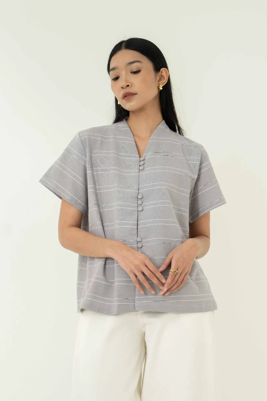 Seraphine Top Grey - Monday To Friday