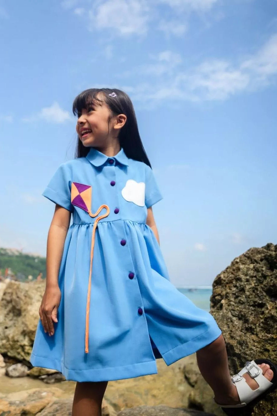 HGL Bambini - Kite Dress Blue - Amber Kids