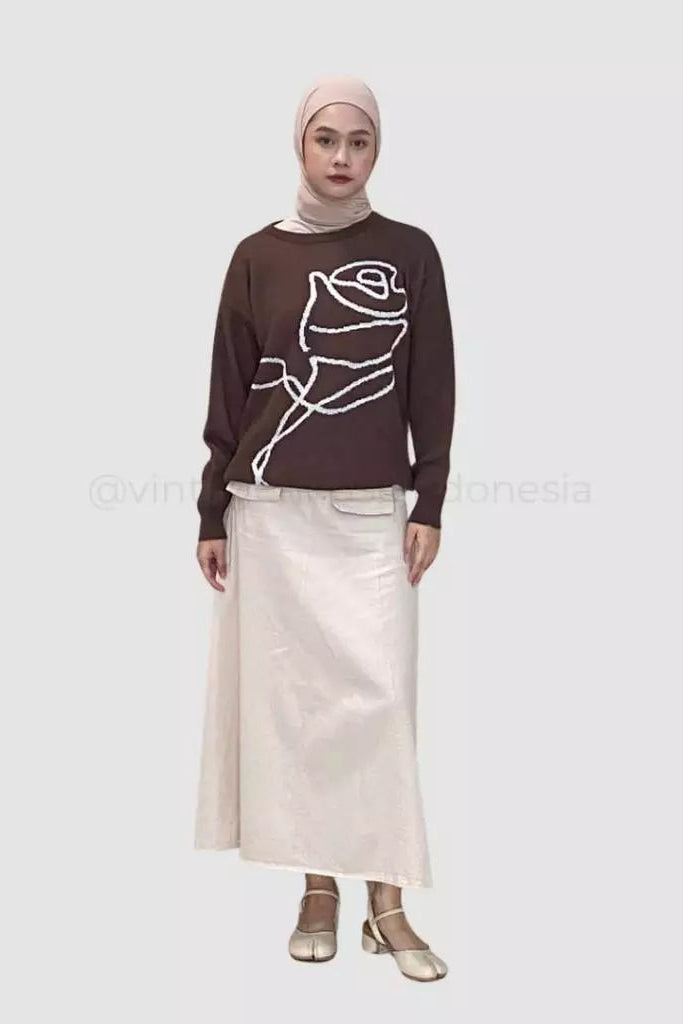 Rosche Sweater Coffe - Vintage House